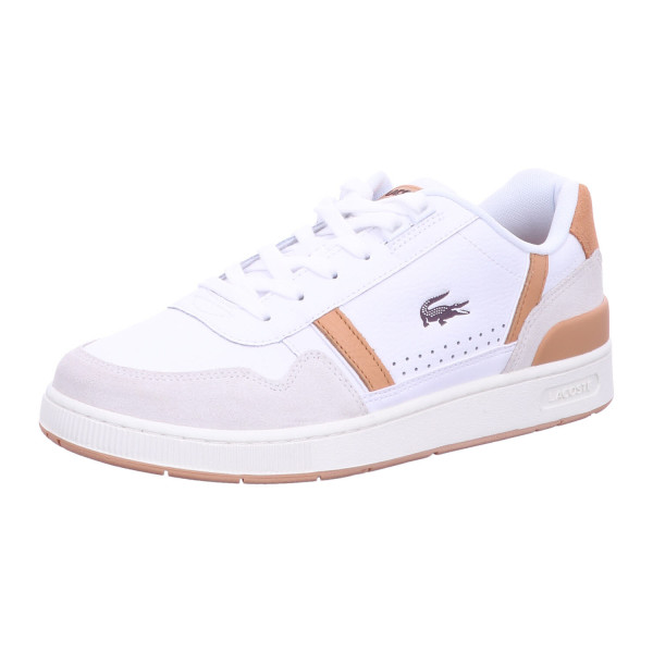 Lacoste 47SMA0066 2J8 T-CLIP WHT/LT BRW - Bild 1