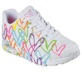 Skechers 177981 WMLT UNO - HIGHLIGHT LOVE Weiss