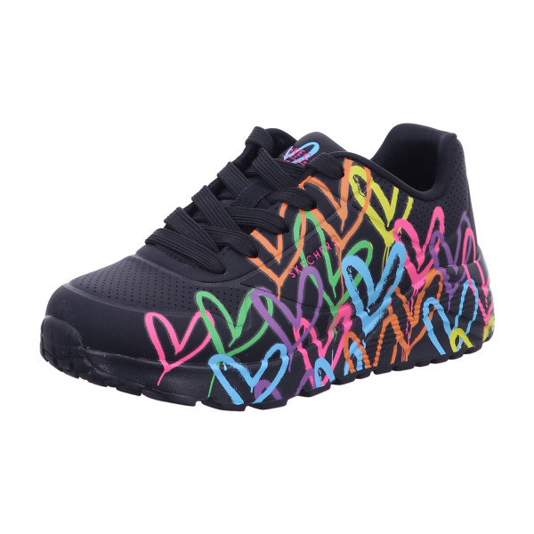 Skechers 314064L BKMT UNO LITE - SPREAD THE LOVE Schwarz - Bild 1