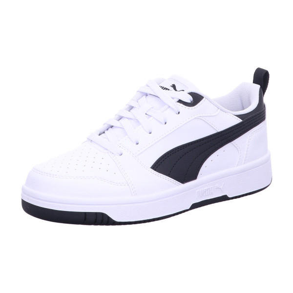 Puma 393833 002 Puma Rebound V6 Lo Jr PUMA WHITE-PUMA BLAC - Bild 1