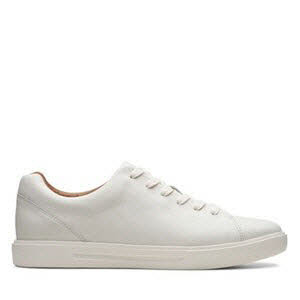 Clarks 261401647 Un Costa WHITE LEATHER