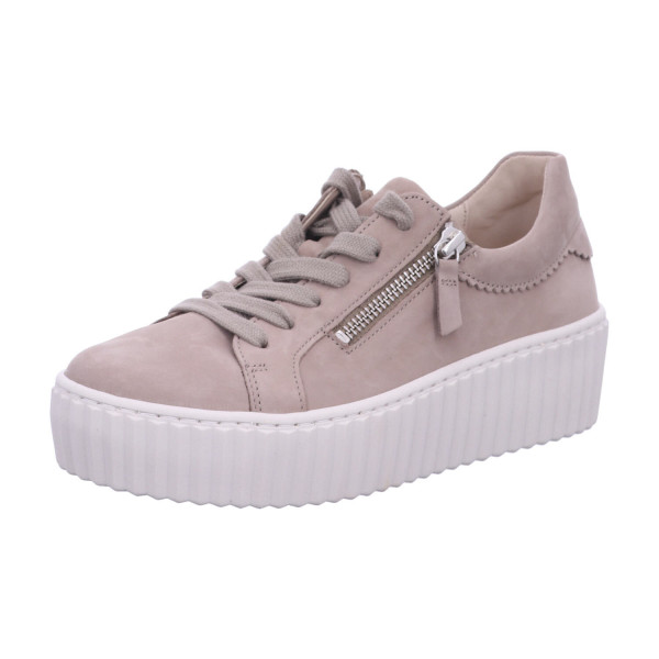 Gabor 43.200 12 Sneaker low leinen (creme) - Bild 1